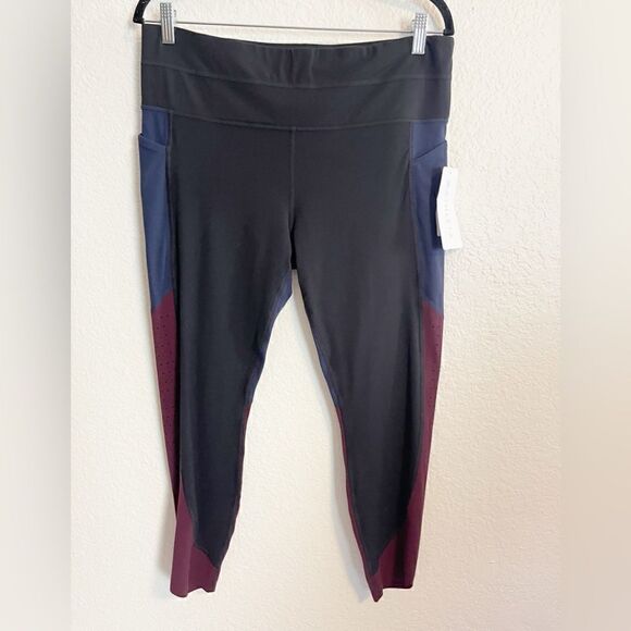 Athleta Chakra Colorblock 7/8 Leggings Women’s Small Stretch. NWT. XL - Picture 4 of 9
